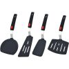 Silicone Spatula Turner, 4-Pack Spatulas 600¬∞F Heat Resistant Set for Nonstick Cookware, Kitchen Cooking Utensils BPA Free Rubber Egg, Crepe, Pancake