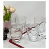 Swirl Acrylic Glasses Drinking Set of 4 DOF (15oz), Plastic Drinking Glasses, BPA Free Cocktail Glasses, Drinkware Set, Drinking Water Glasses