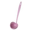 1pc 2 In 1 Filter Spoon Soup Spoon Leak Spoon Long Handle Plastic Large Spoon Hot Pot Spoon Eco-Friendly Kitchen Utensil