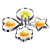 1pc Stainless Steel Fried Egg Pancake Shaper Omelette Rings Mold Mould Frying Egg Cooking Tools Kitchen Accessories Gadget