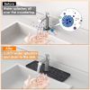 Silicone Faucet Mat Kitchen Sink Splash Guard Drain Mat Drying Pad